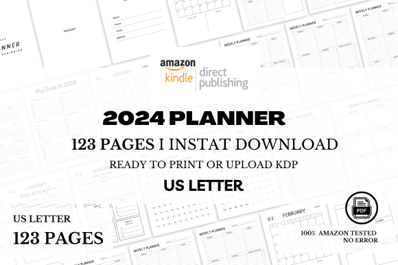 2024 Calendar 12 Month Planner Interior: A Practical Guide for KDP Sellers and Digital Product Creators