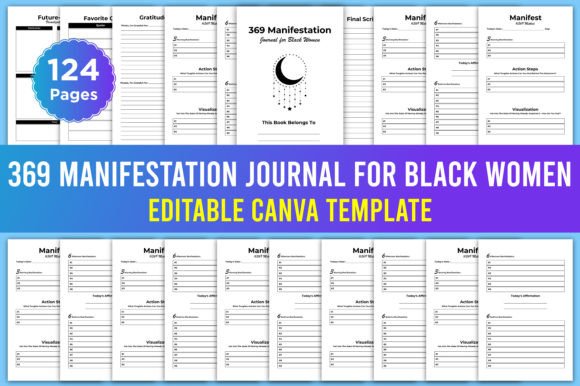 369 Manifestation Journal Black Women: A Practical Guide to Intentional Creation