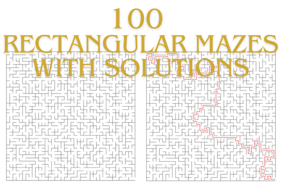 KDP Pages Rectangular Mazes Paper Games: A Practical Digital Resource for Puzzle Publishers