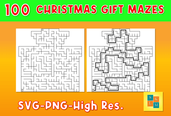 Maze Puzzle 100 Present Mazes: Creative Puzzle Set