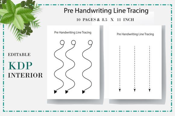 Pre Handwriting Line Tracing: 10 Key Pages for Skill Building