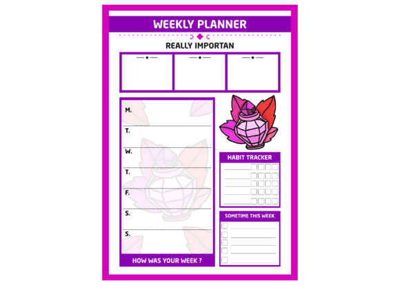 The ADHD Planner Pink Love Potion Theme: A Practical Tool for Time Management and Focus