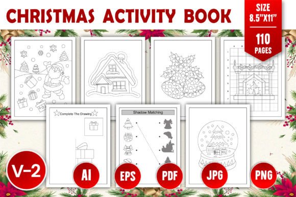 The Complete Guide to Christmas Activity Book for KDP Volume-2: Creative Holiday Fun for Kids