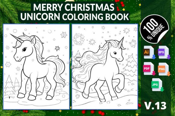 Why the Merry Christmas Unicorn Coloring Book 13 Is More Than a Seasonal Activity